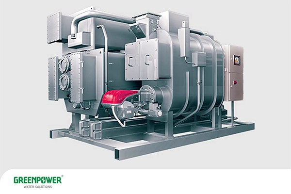 یکی از انواع چیلر، چیلر جذبی شعله مستقیم است