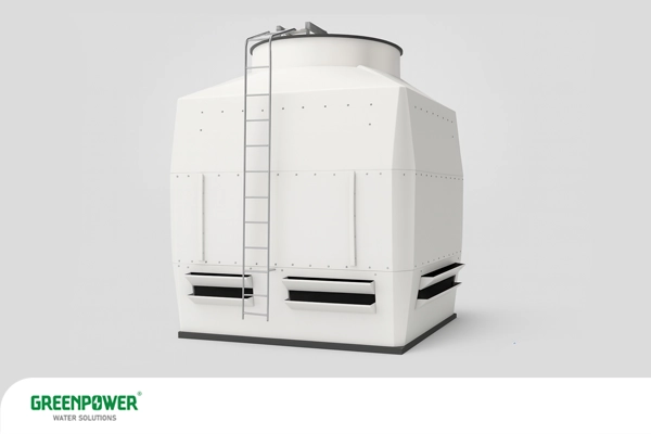 برج خنک‌کننده فایبرگلاس با ظرفیت بالا، قابل استفاده در چیلر و تجهیزات سرمایشی صنعتی