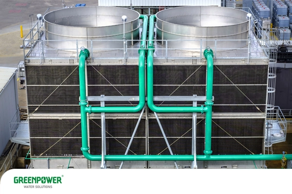 یکی از انواع برج خنک کن مدار باز است.