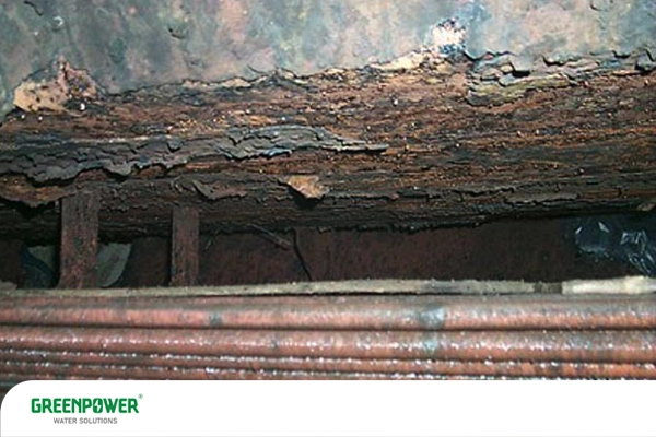 تصویر نشان میدهد خوردگی چیلر چیست.