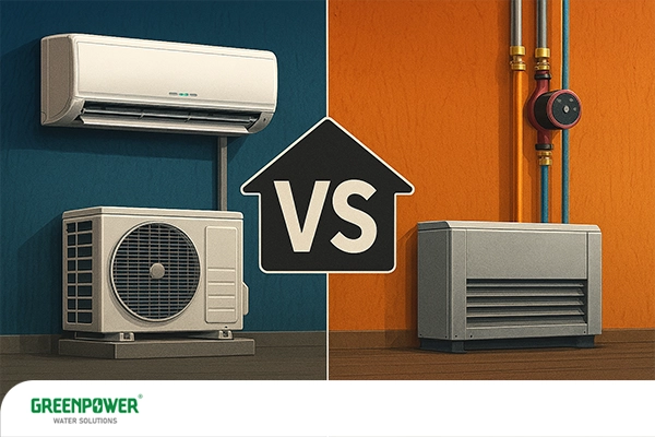 تصویر مقایسه و تفاوت فن کویل و کولر گازی در سیستم تهویه مطبوع ساختمان