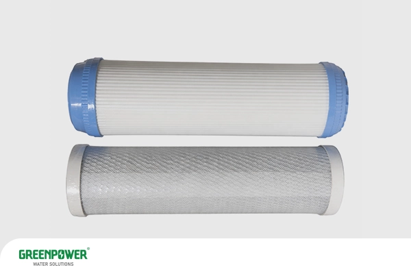 فیلتر کربن بلاک و فیلتر الیافی تصفیه آب مناسب سیستم اسمز معکوس